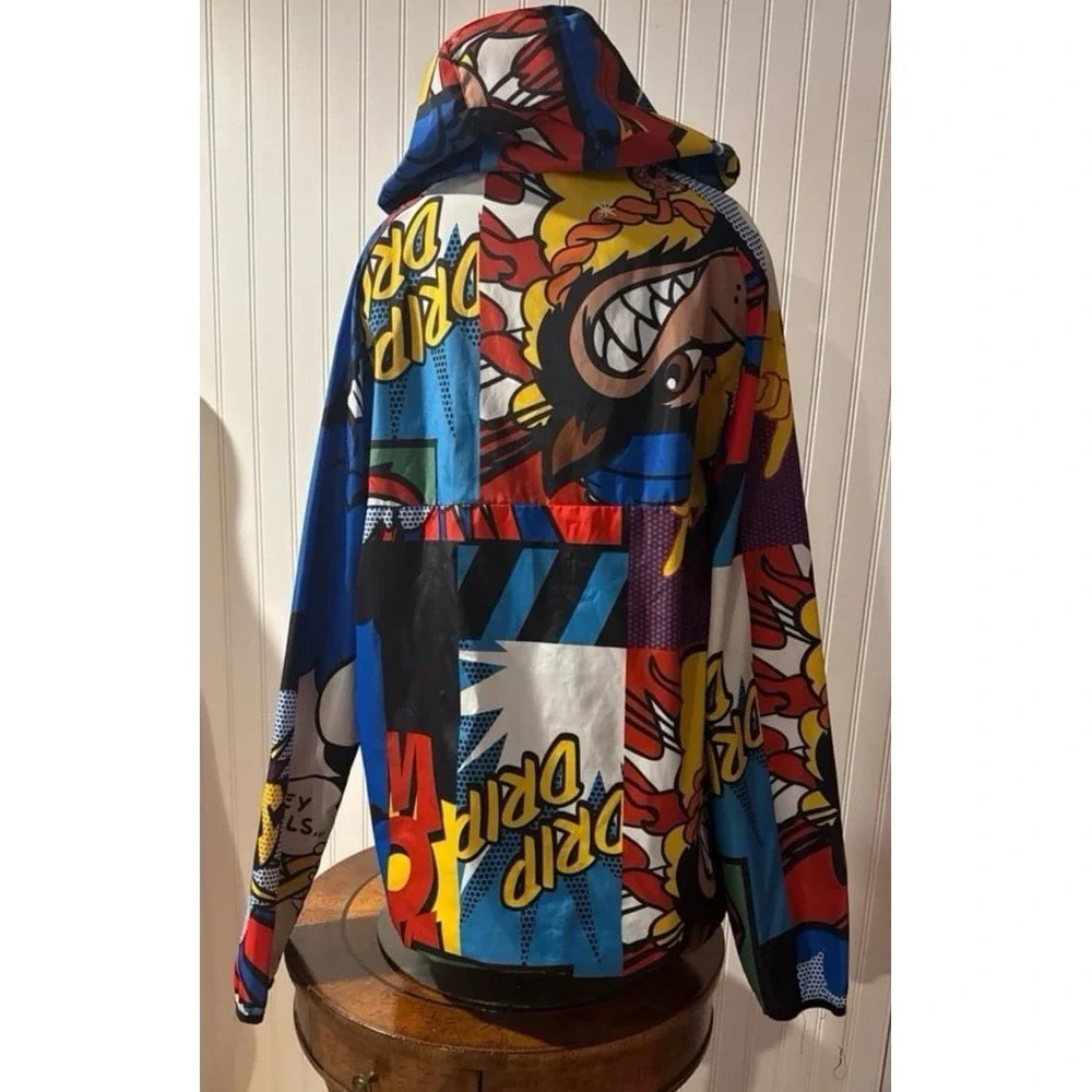 Reason hoodie windbreaker Lichtenstein style‎ comic Money Calls jacket - Picture 4 of 11